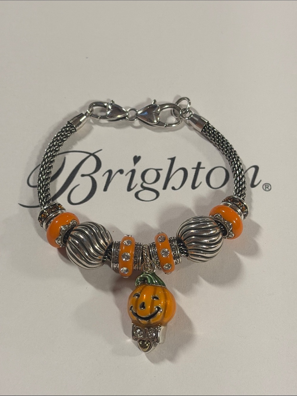 🆕🎃 ‘Halloween’ BRIGHTON Charm Bracelet with Colorful Charms!